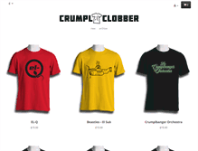 Tablet Screenshot of crumplclobber.com